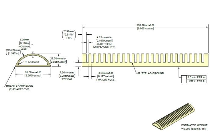 Alumina Ceramic Dee Tubes, Open Both Ends