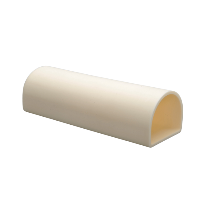 Alumina Ceramic Dee Tubes, Open Both Ends