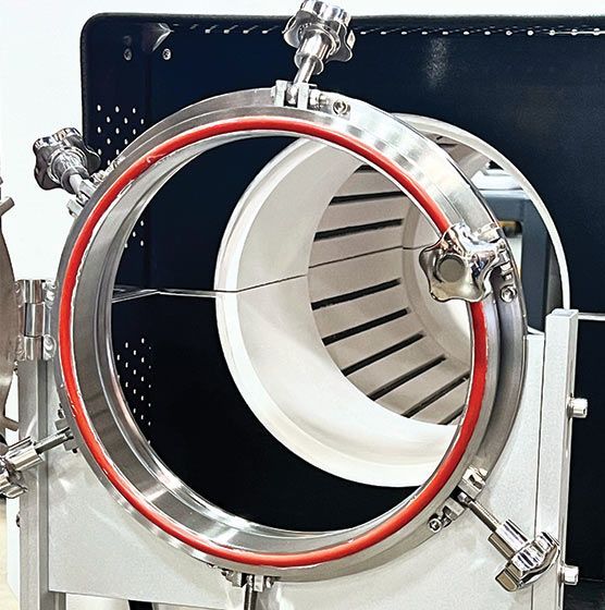 1750C 1-Zone 80mm OD Tube Furnace w/ Eurotherm Controller