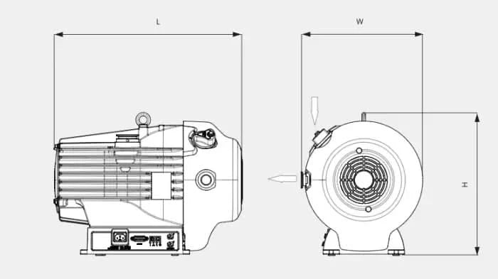 Pfeiffer HiScroll 46 Pump
