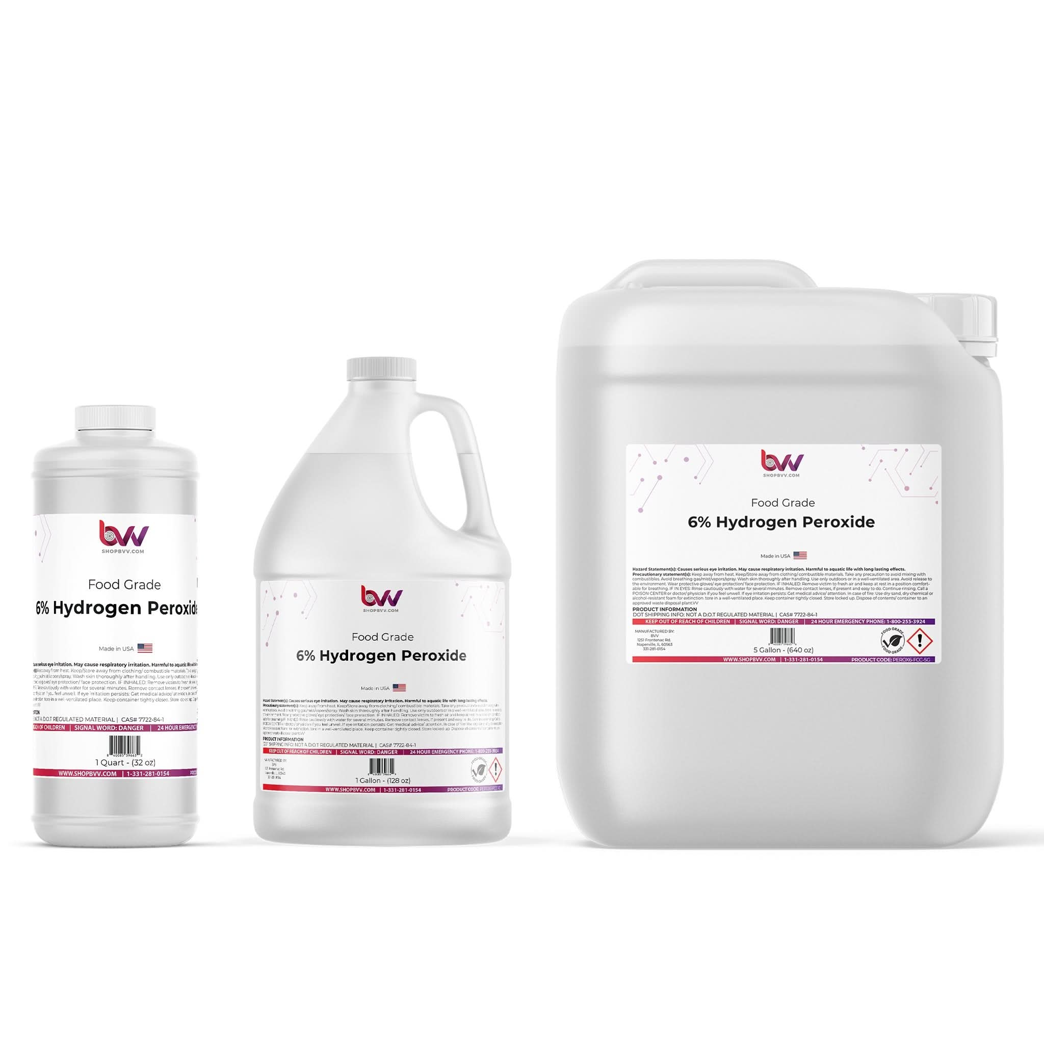 6% Hydrogen Peroxide Food Grade H2O2