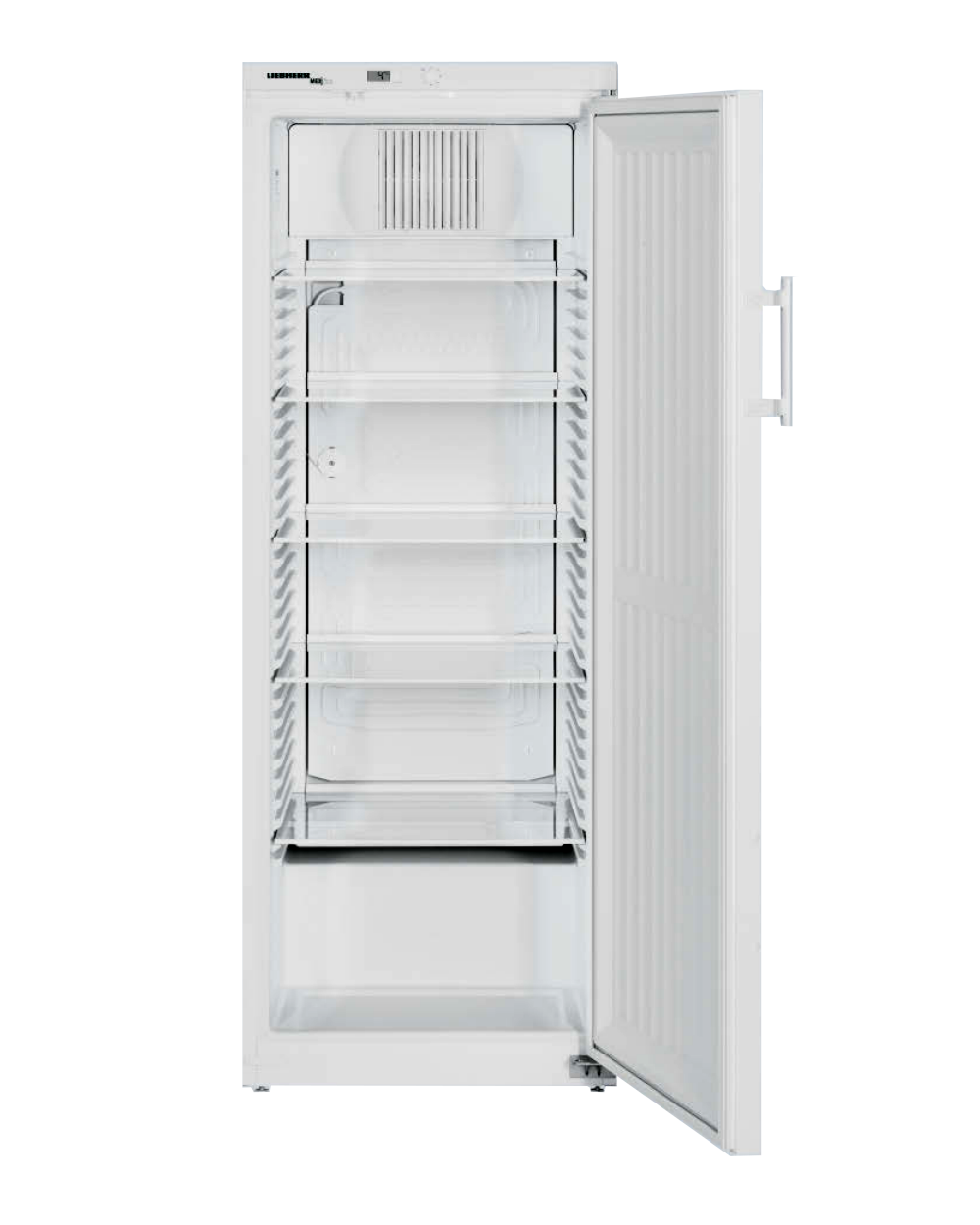 Flammable storage refrigerator 12 cuft, solid door, white, Mechanical Controller