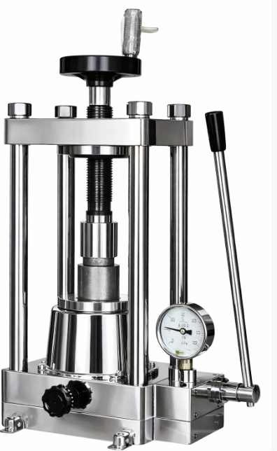 60-Ton Laboratory Pellet Press with Built-in Hydraulic Pump