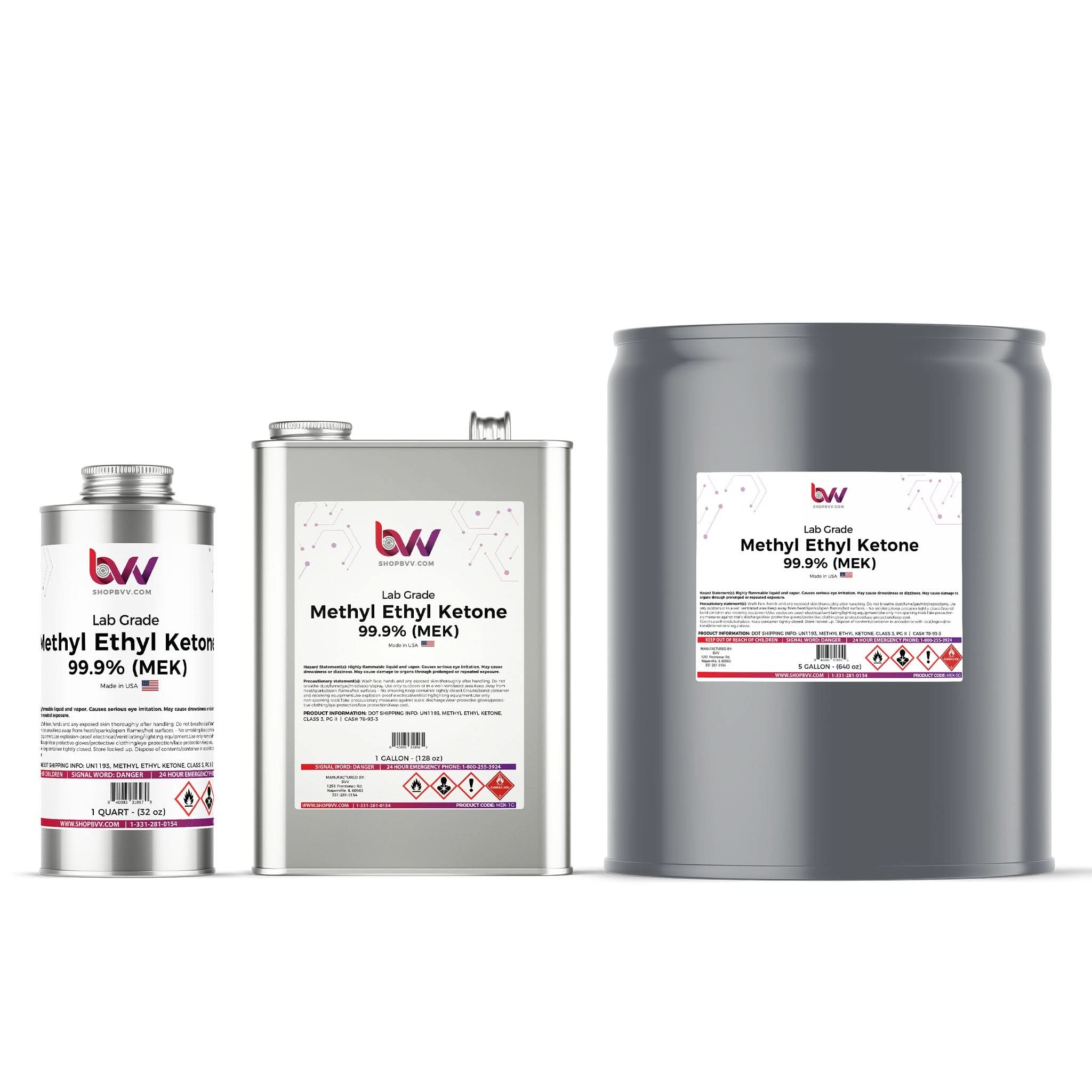 BVV Methyl Ethyl Ketone (MEK) Lab Grade 99.9%