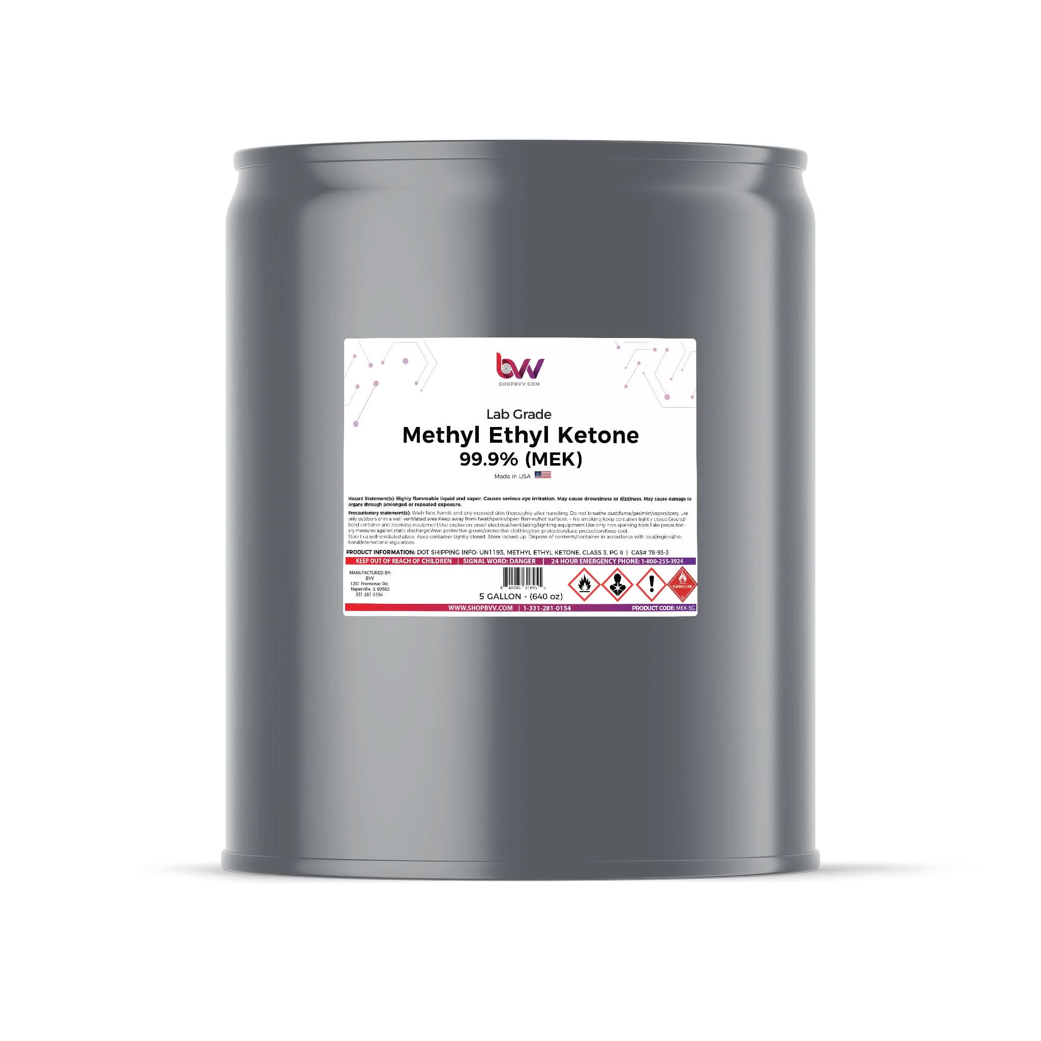 BVV Methyl Ethyl Ketone (MEK) Lab Grade 99.9%