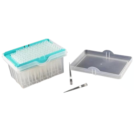 NEST Robotic Pipette Tips, Racked for Tecan \u2013 Clear, Boxed