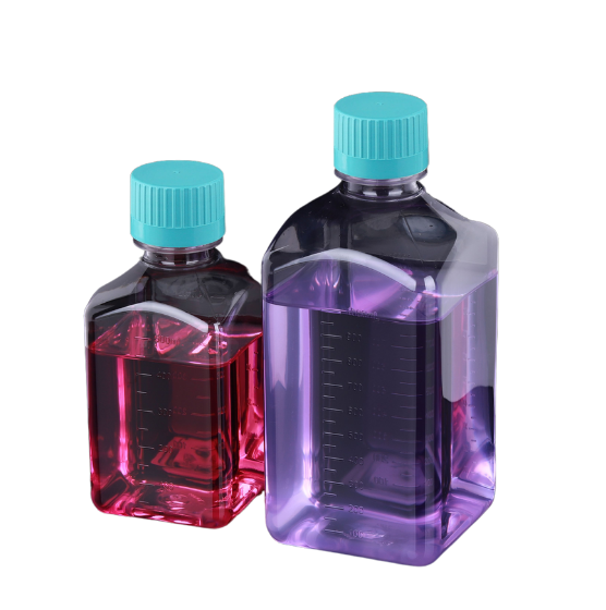 NEST Square Media Bottles - Sterile