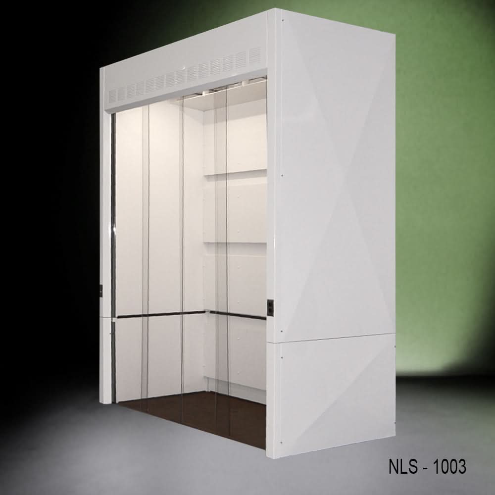 10′ x 4′ x 10′  Fisher American Walk-In Fume Hood Exhaust