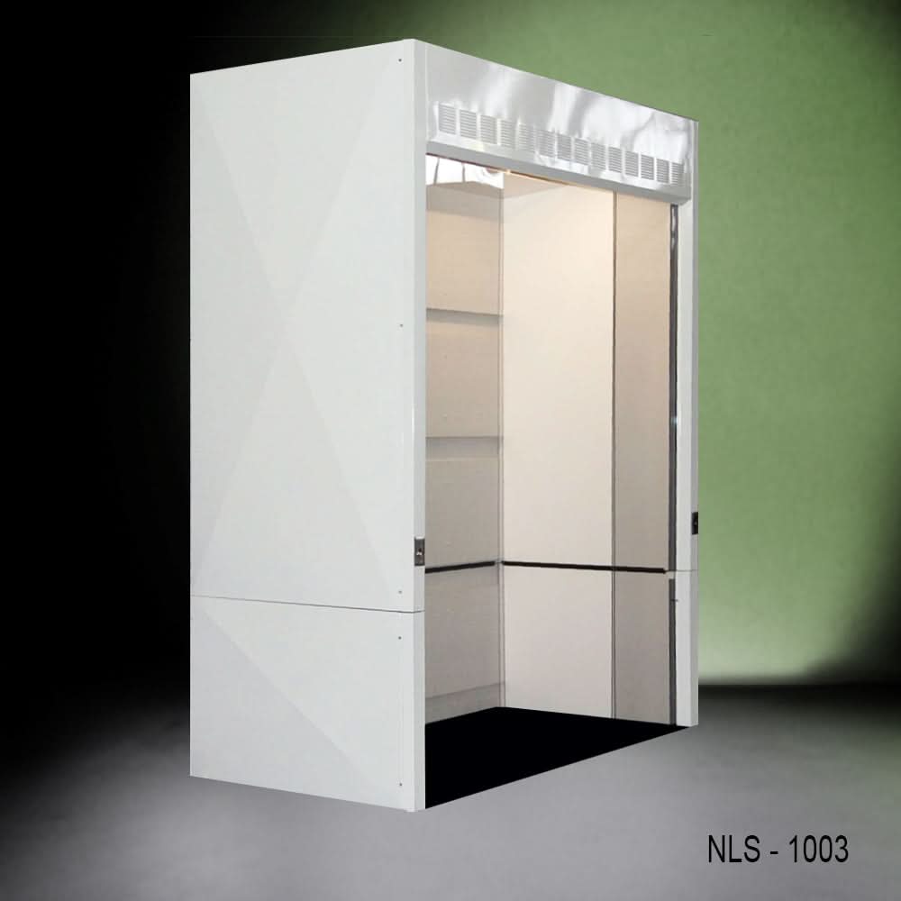 10′ x 4′ x 10′  Fisher American Walk-In Fume Hood Exhaust