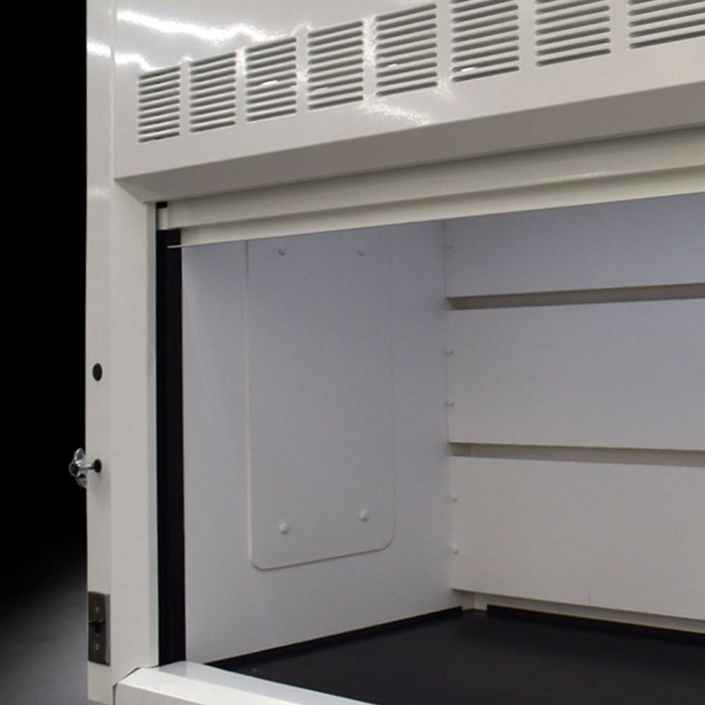 10′ x 48″ Fisher American Fume Hood w/ General Storage Cabinets