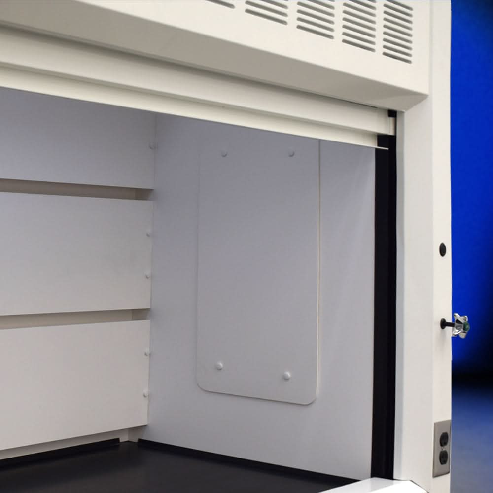 10′ x 48″ Fisher American Fume Hood w/ Flammable Storage Cabinets