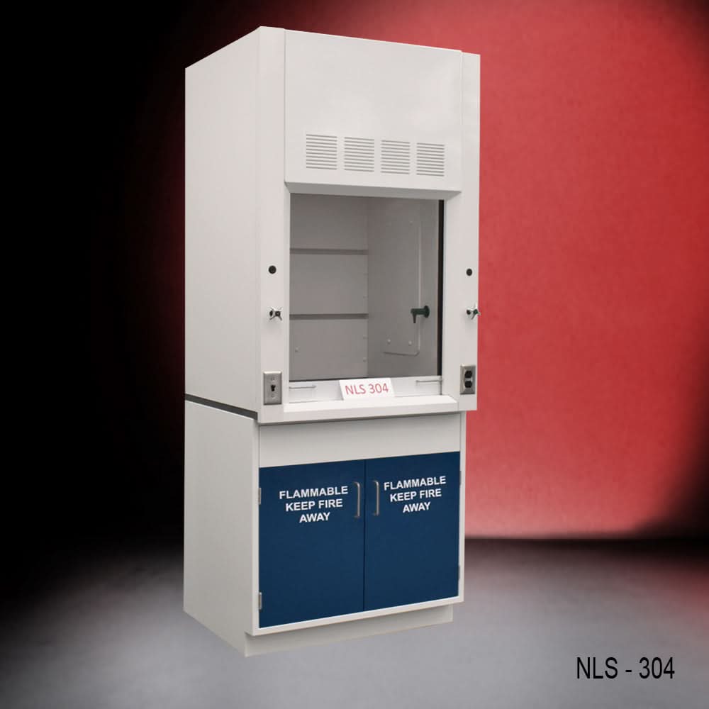 3′ Fume Hood w/ Flammable Storage
