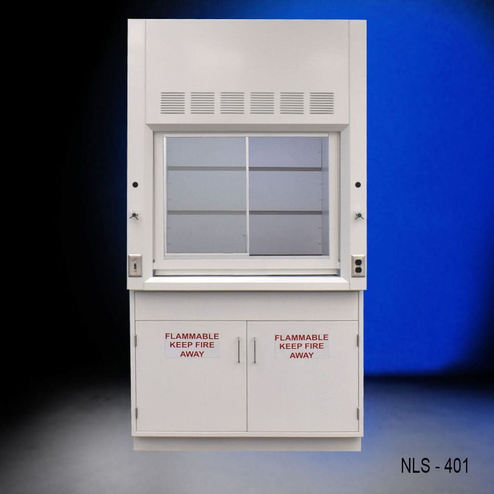 6′ Fisher American Fume Hood w/ Flammable Storage