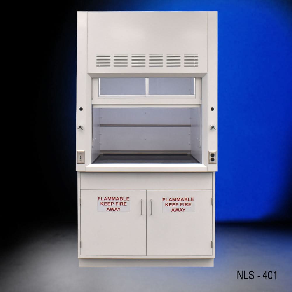 6′ Fisher American Fume Hood w/ Flammable Storage
