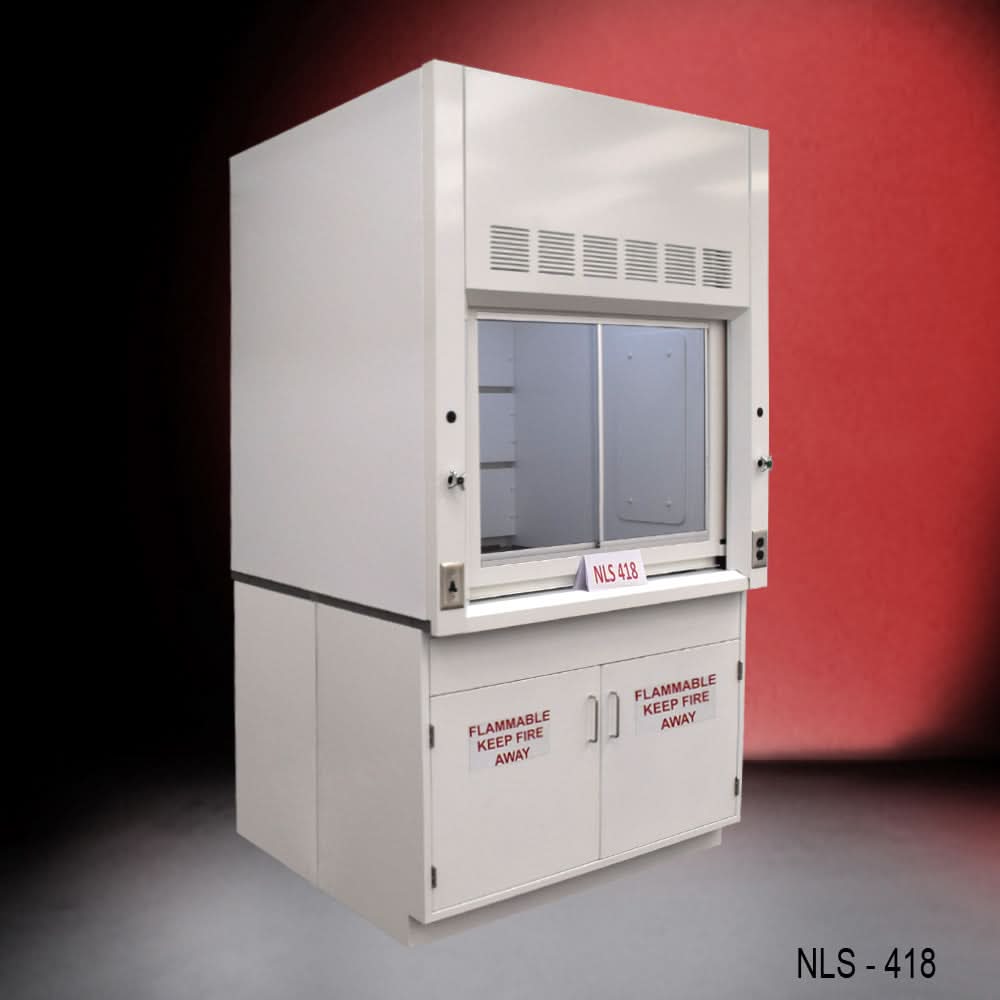 4′ x 4′ Fisher American Fume Hood w/ Flammable Storage