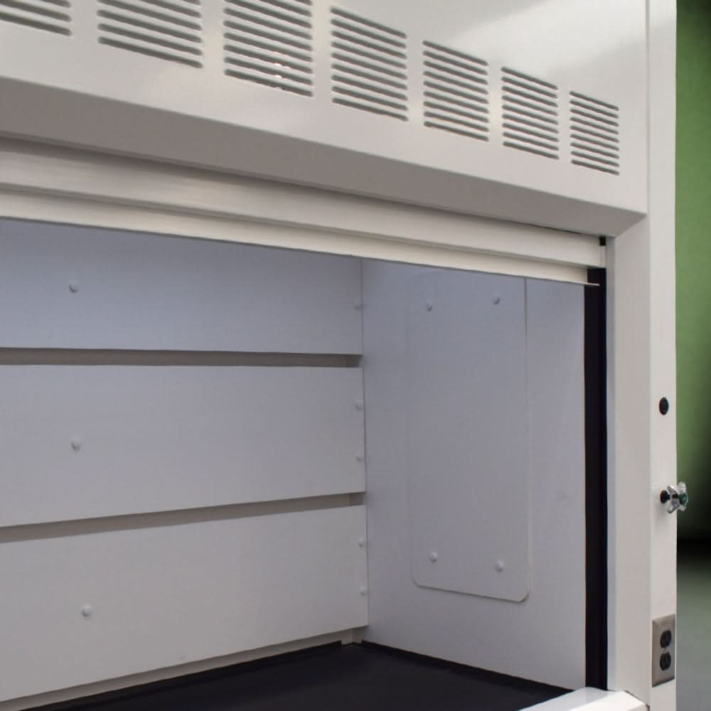 5′ Fisher American Fume Hood w/ Blue ACID Storage