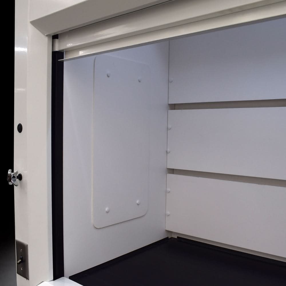 5′ x 4′ Fisher American Fume Hood w/ Flammable& General Storage