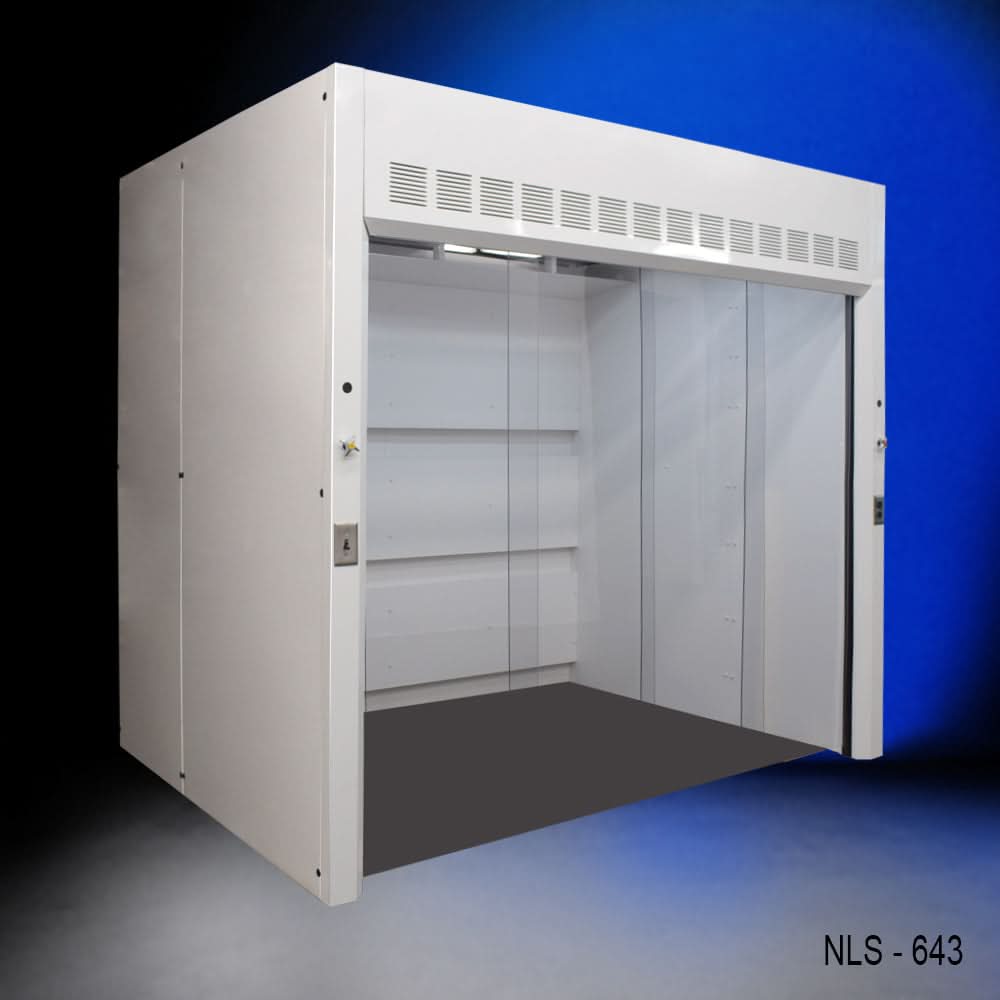 6′ x 6′ Fisher American Walk-In Fume Hood (Deep Work Area)