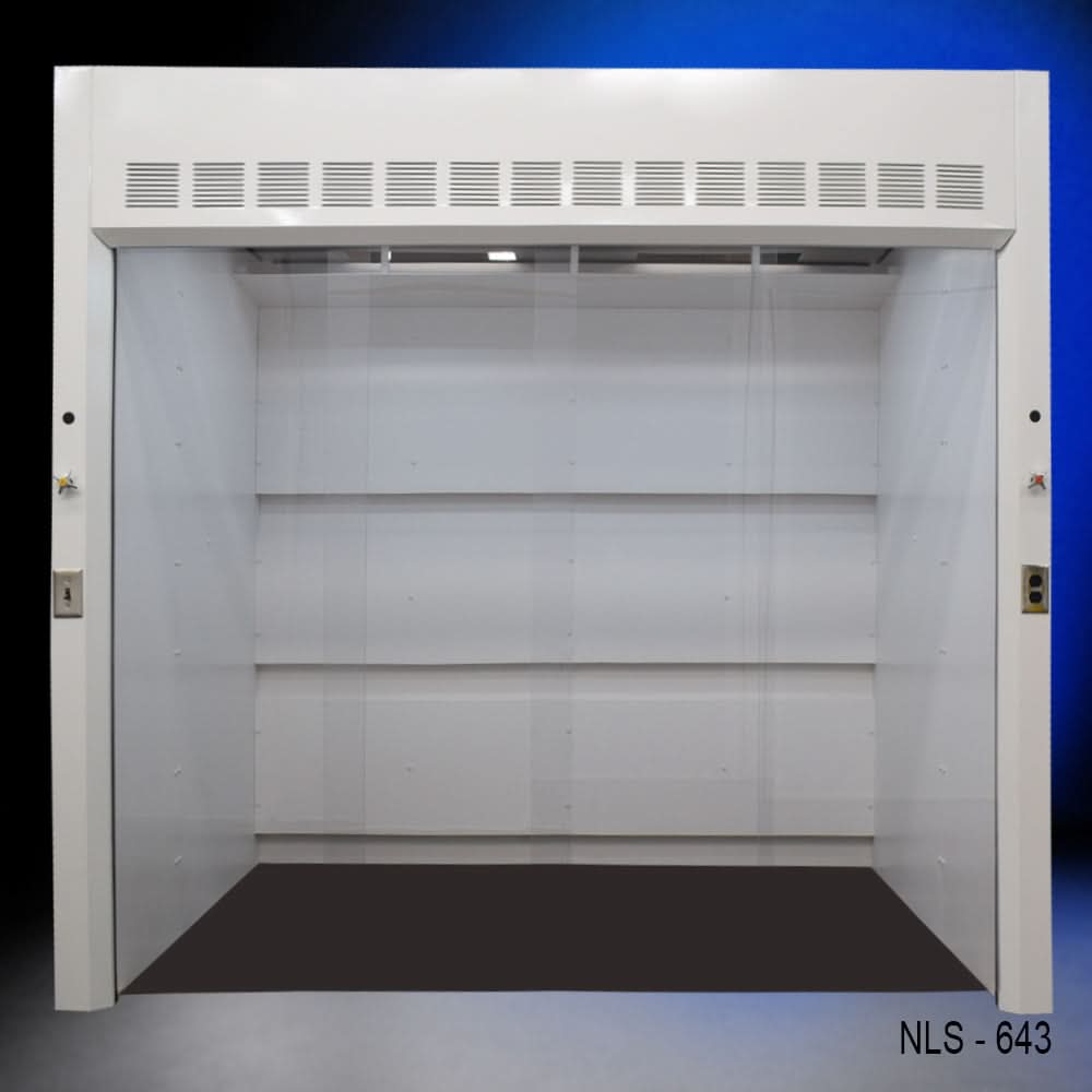 6′ x 6′ Fisher American Walk-In Fume Hood (Deep Work Area)