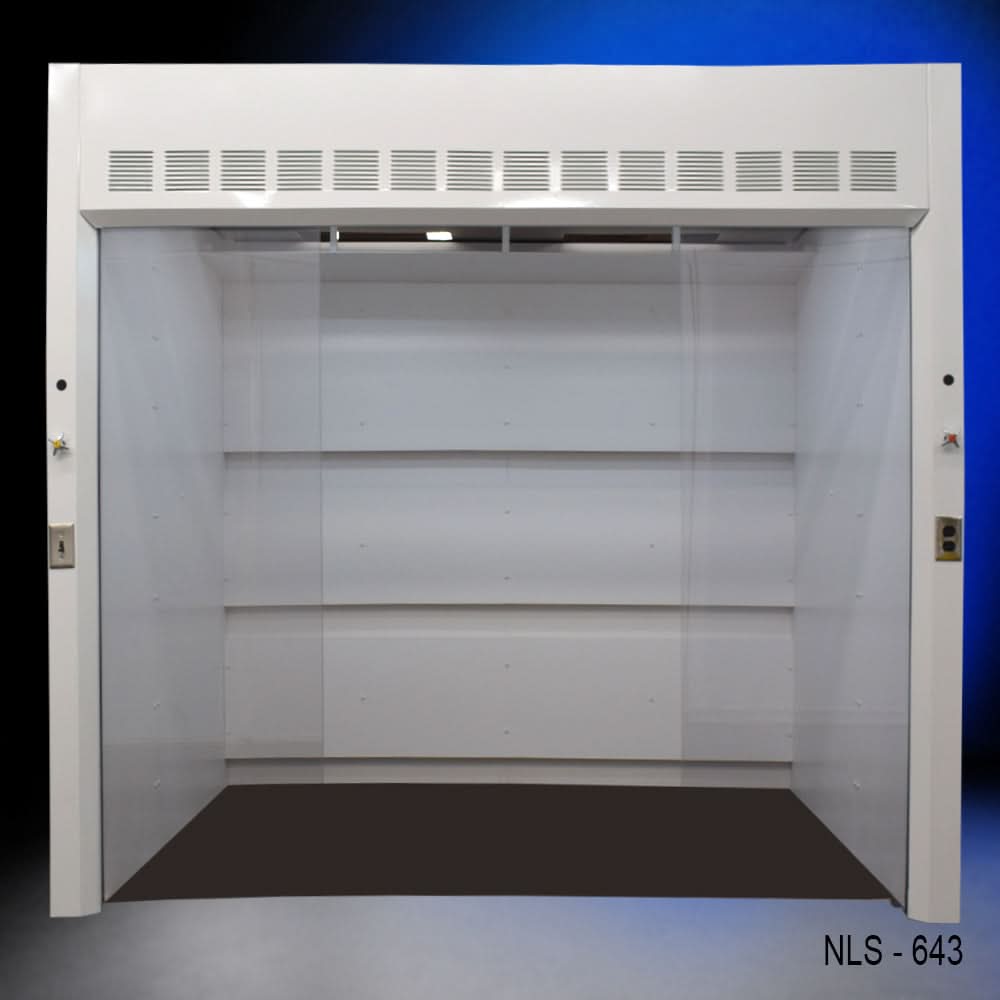 6′ x 6′ Fisher American Walk-In Fume Hood (Deep Work Area)