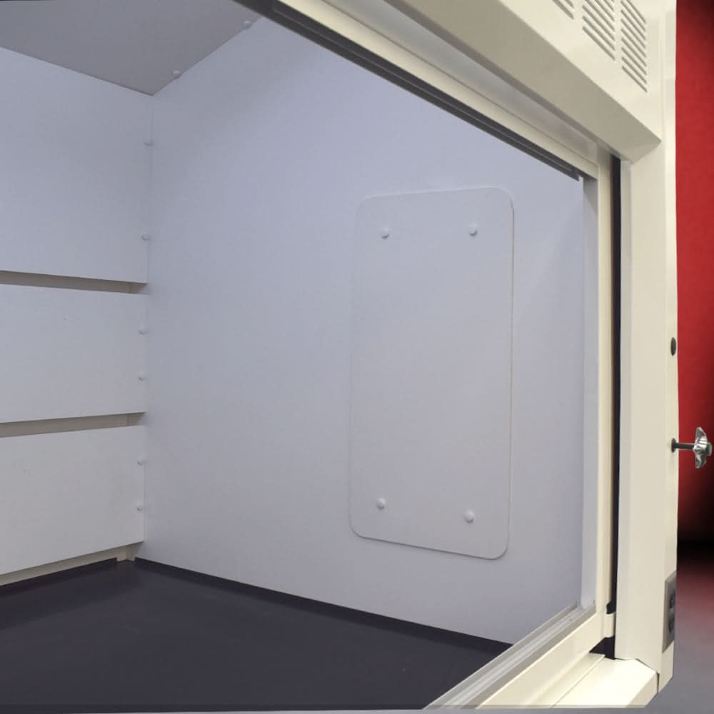 8′ Fisher American Fume Hood w/ Flammable & General Storage