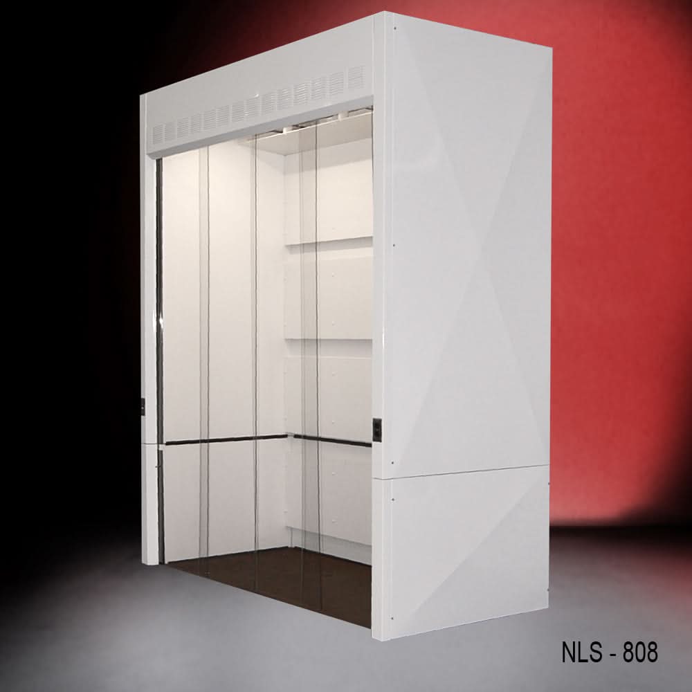 8′ Fisher American Walk-In Fume Hood (10′ Tall + Deep Work Area)