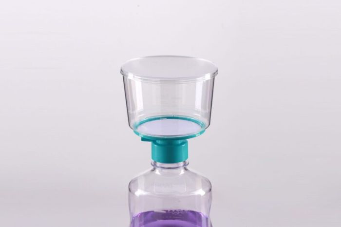 Nest Vacuum Filtration Systems Filter Tops and Receiving Bottles, PVDF