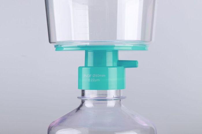 Nest Vacuum Filtration Systems Polystyrene Storage\/Receiving Bottle, Neck Size 45 mm