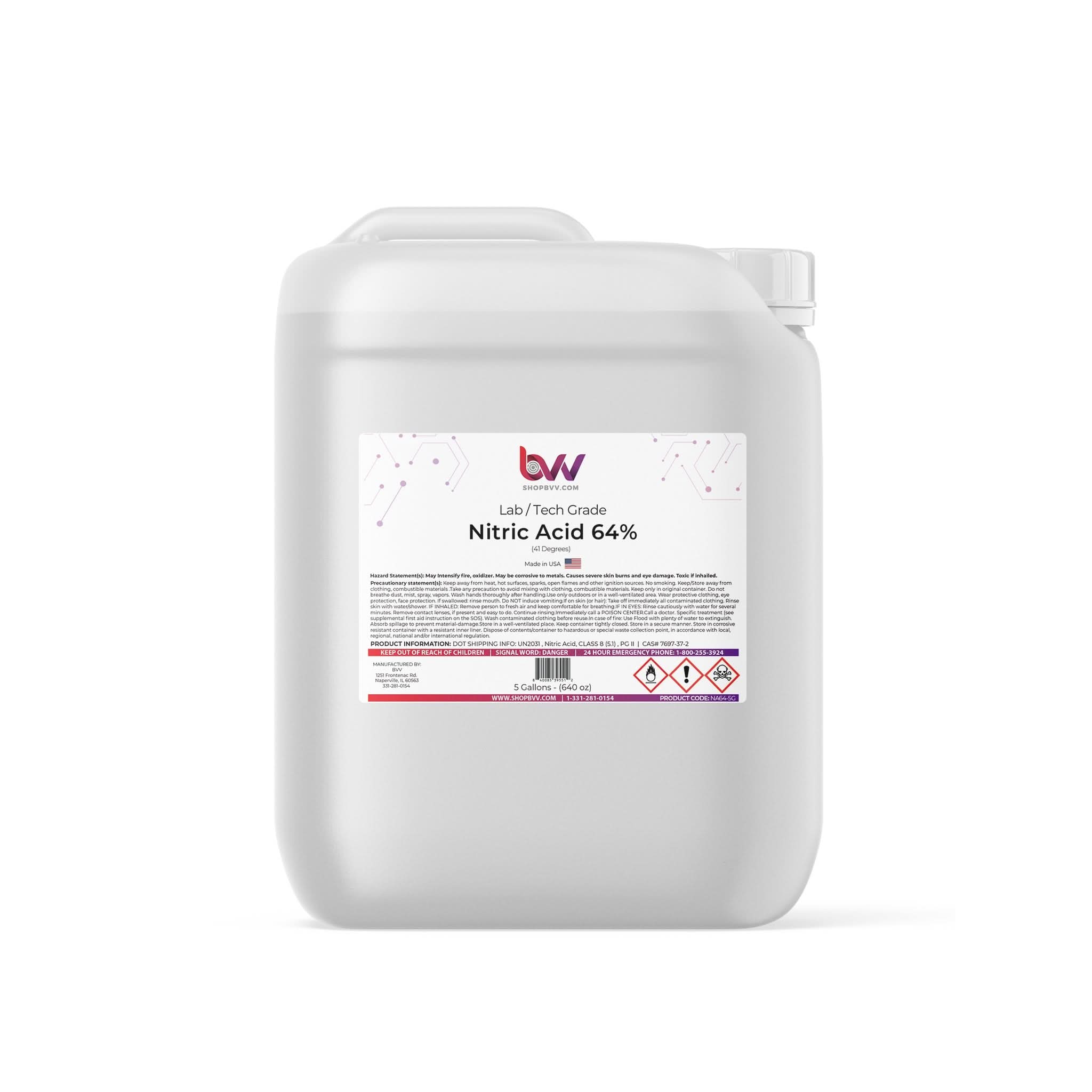 Nitric Acid 64.6% Lab Tech Grade