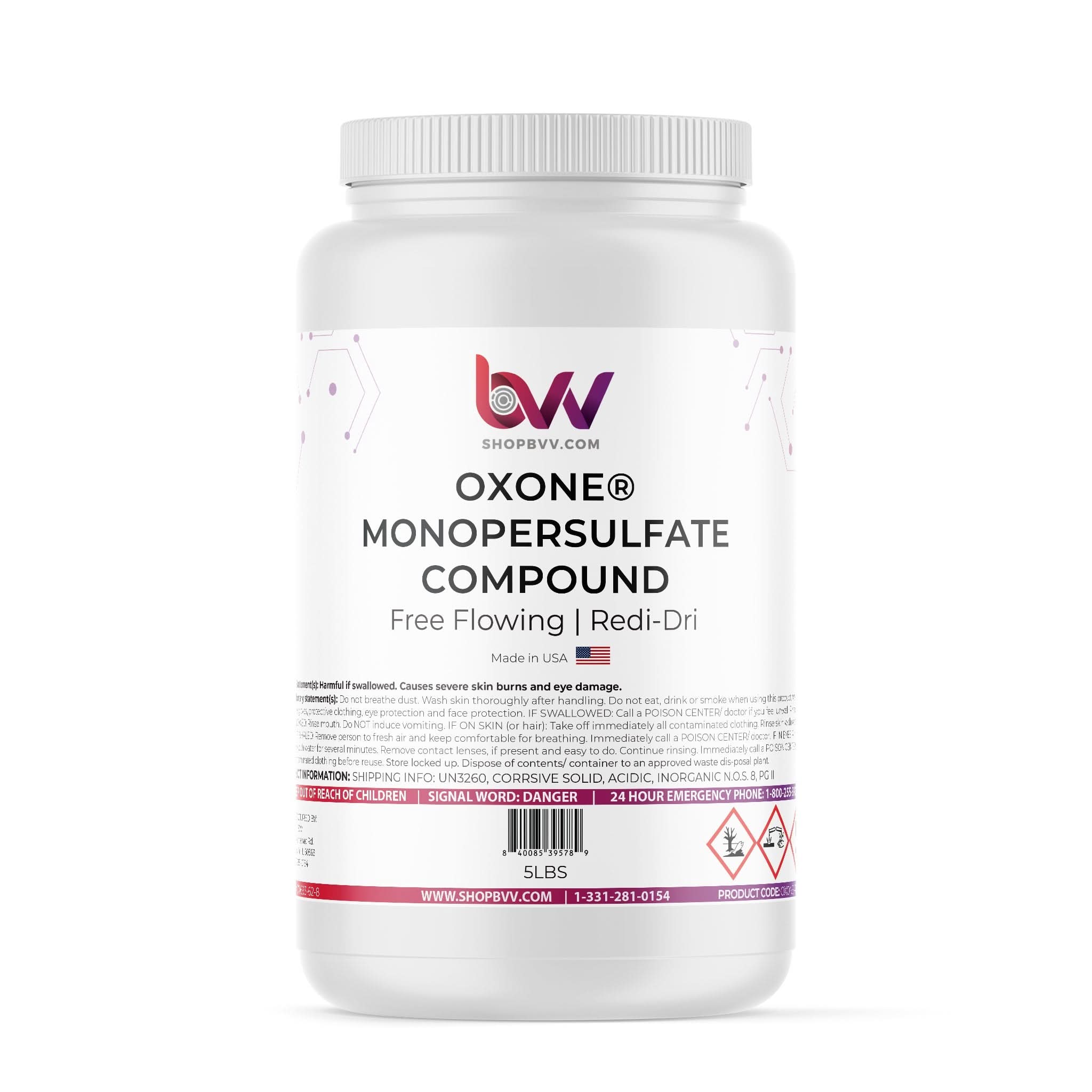 Oxone Monopersulfate Compound REDI-DRI® free flowing