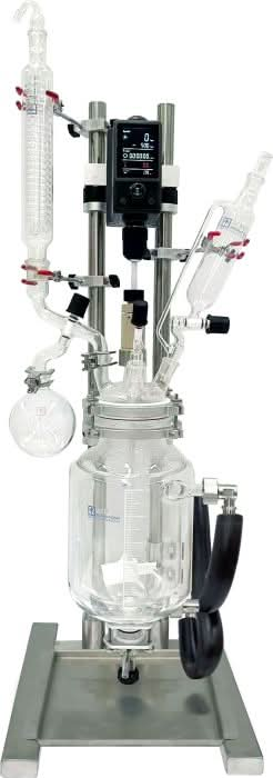 Glass Reactor Ai 2L Single Jacketed - 115V/230V Compatible