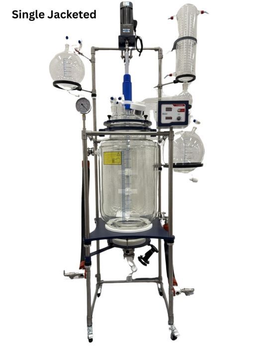Glass Reactor Ai 100L Single Jacketed Filter