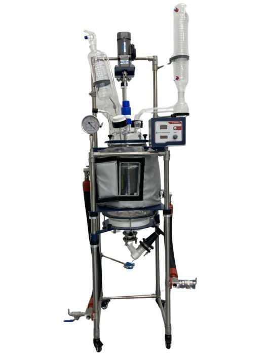 Glass Reactor Ai 20L Single or Dual Jacketed Filter