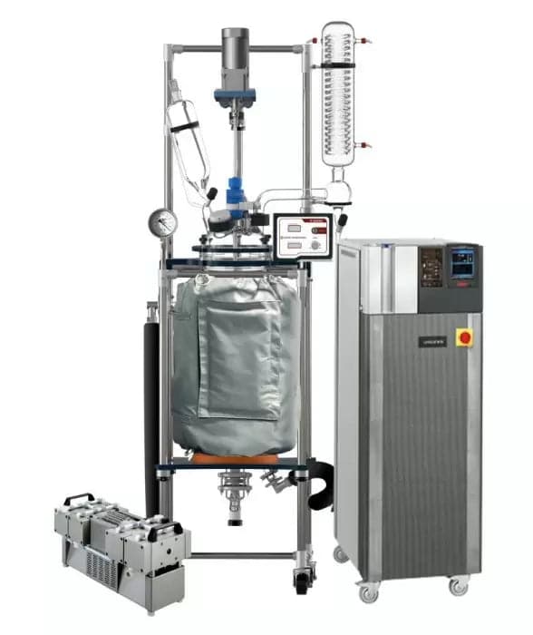 Across International Winterization Package - Ai 50L Single/Dual Glass Reactor with Welch Pump