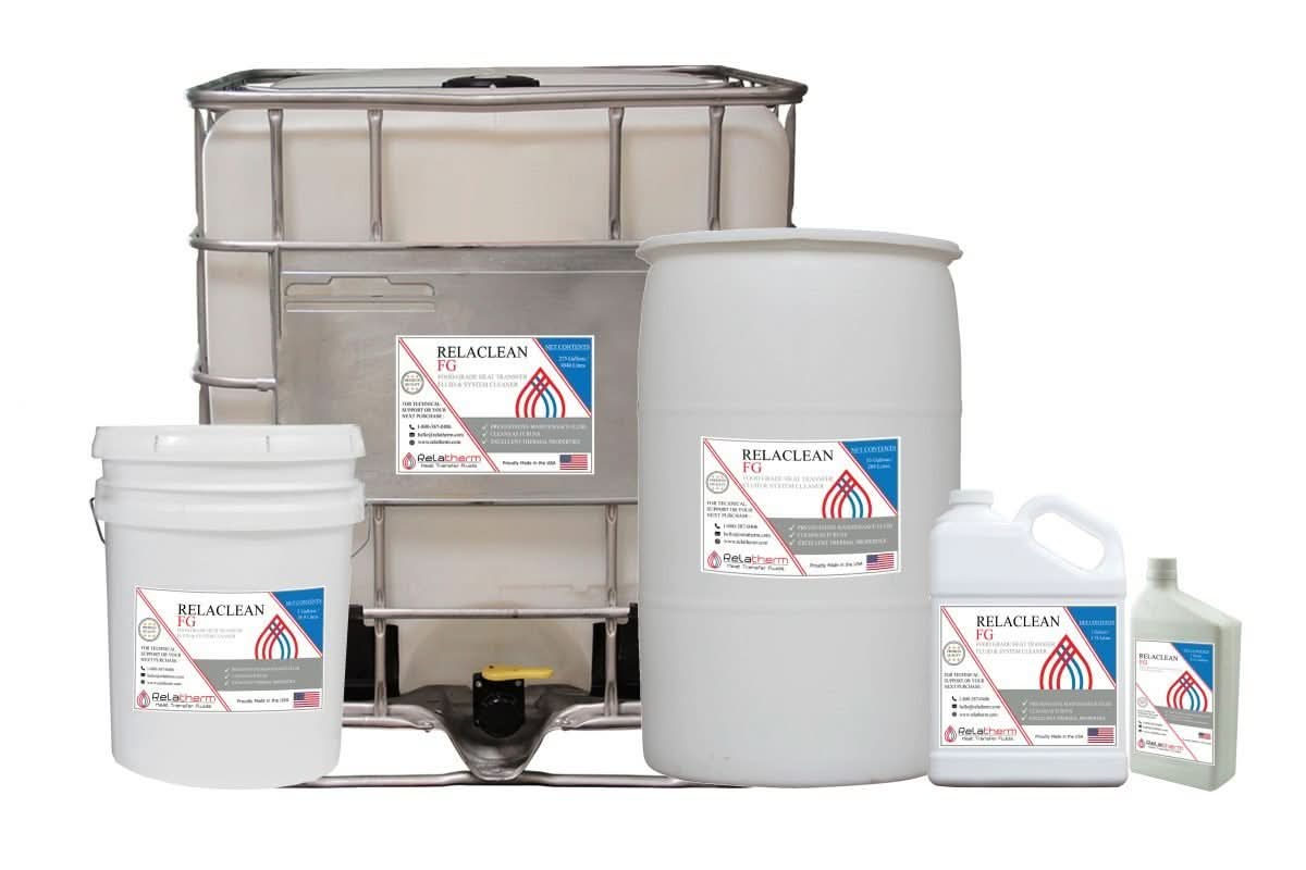 RELACLEAN FG Food-Grade Heat Transfer Fluid & System Cleaner