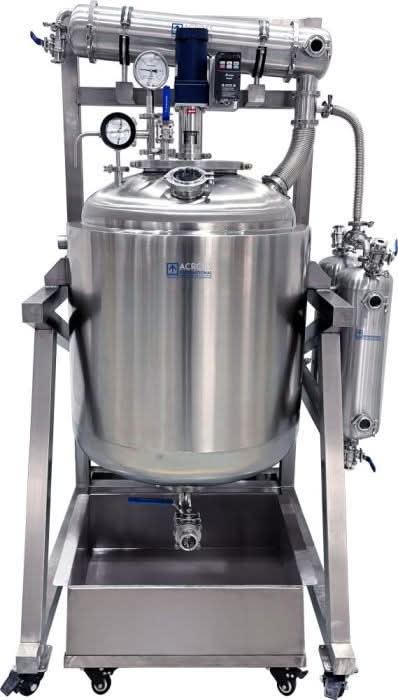 Ai Dual-Jacketed 500L 316L-Grade SST Reactor