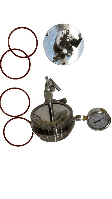 Stainless Steel Vacuum Sealing Flange Kit for 25-150mm OD Tubes