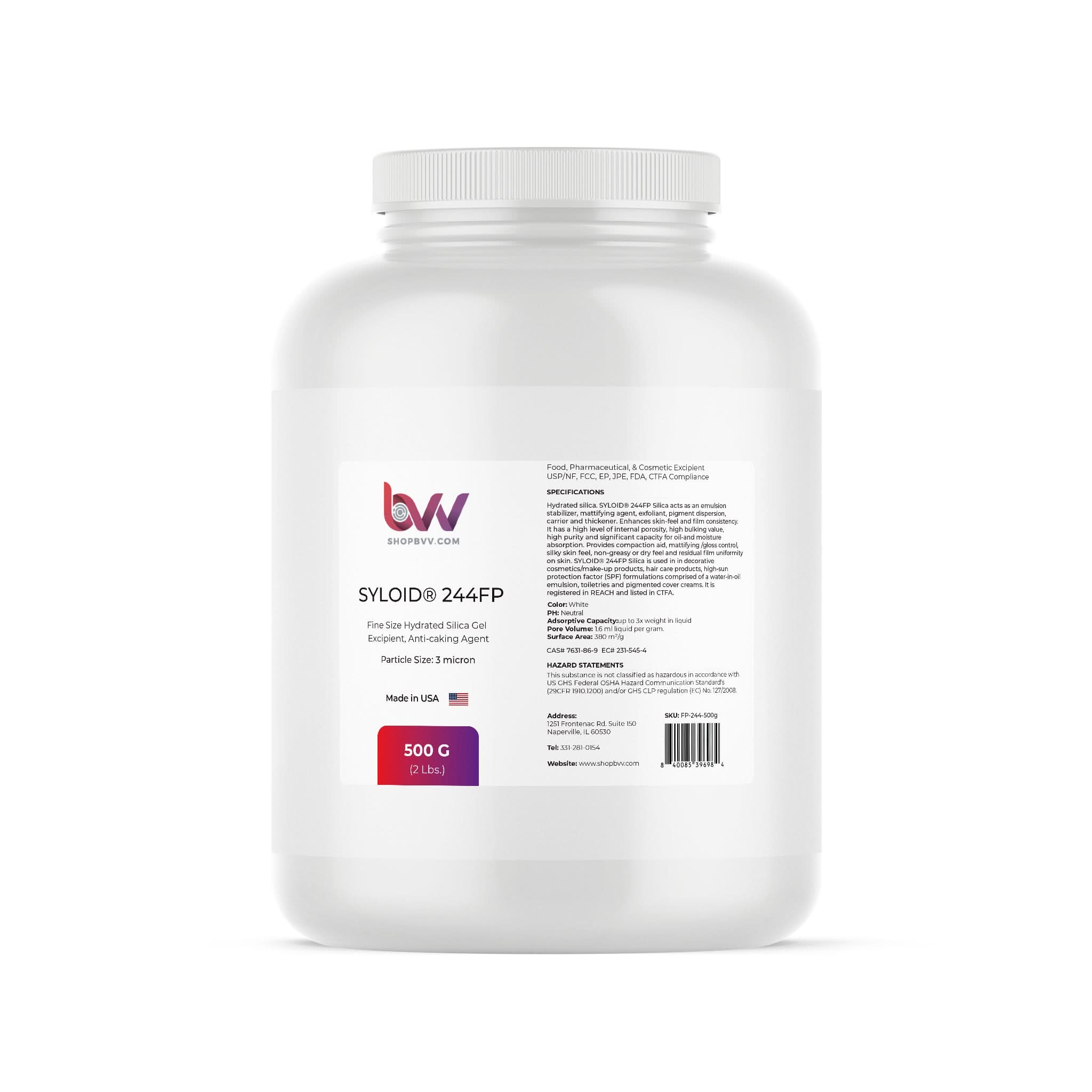 Syloid 244 FP Food & Pharma Hydrated Silica