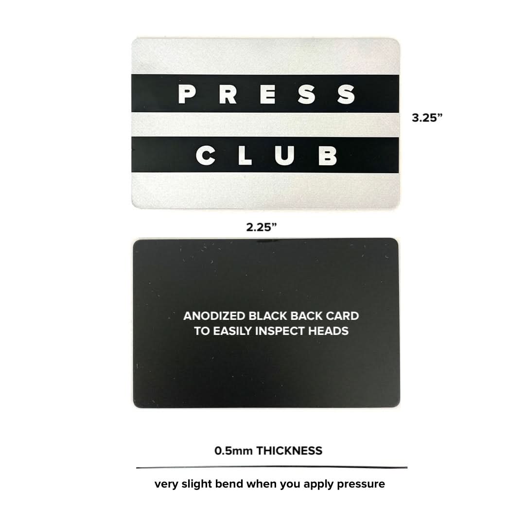 6061 ALUMINUM COLLECTION CARDS