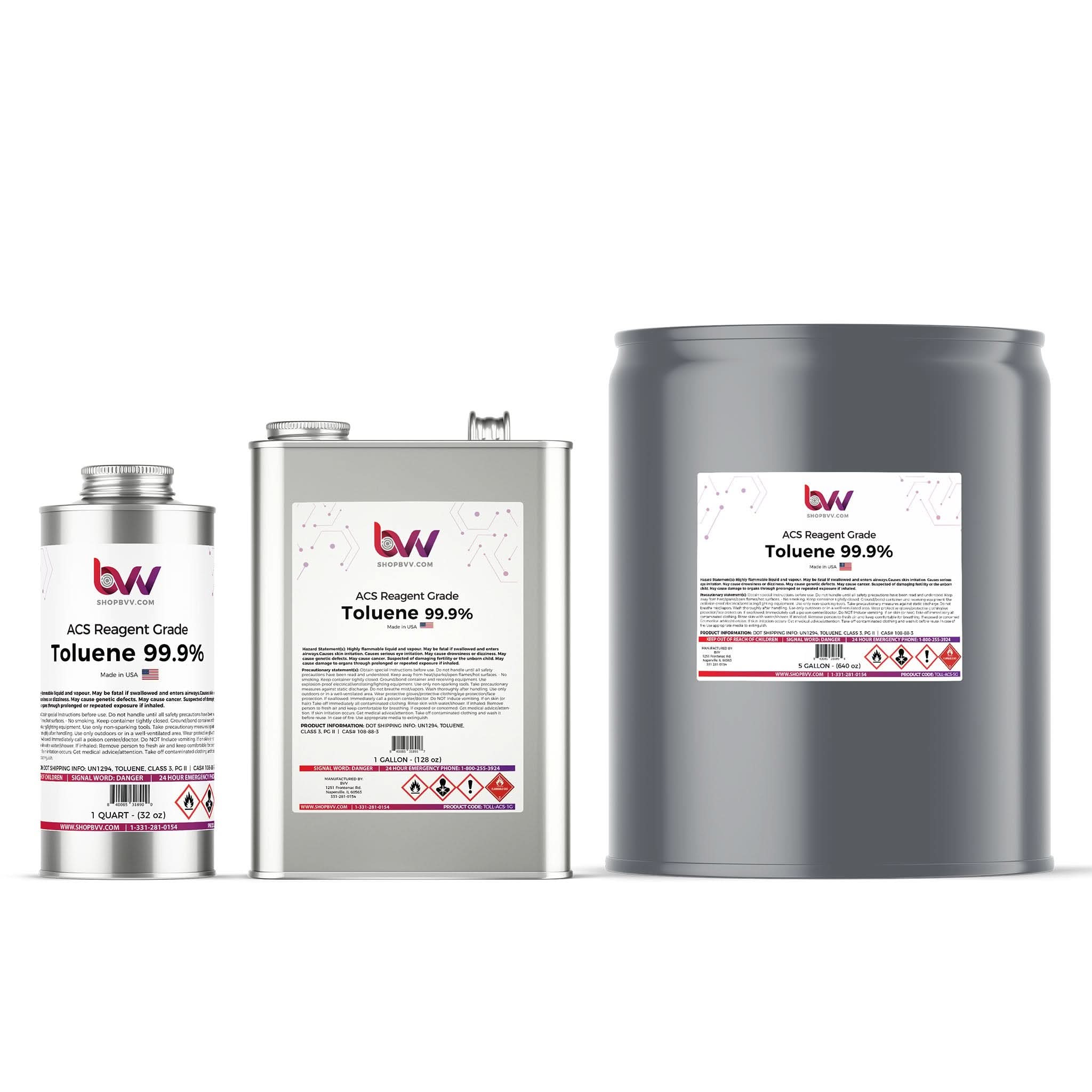 BVV Toluene ACS Reagent Grade 99.9%