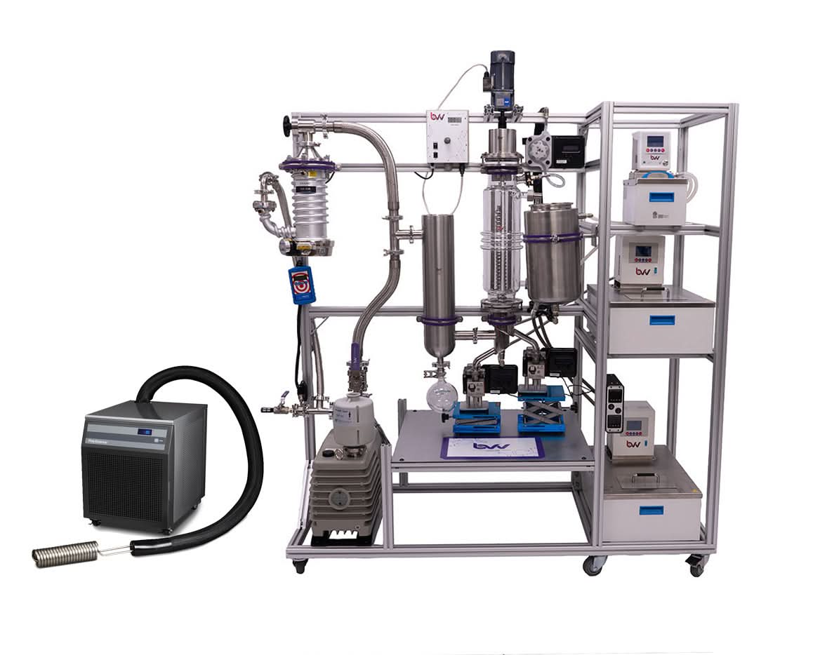 4" Wiped Film Evaporator (WFE) Distillation Turn Key System - USA MADE