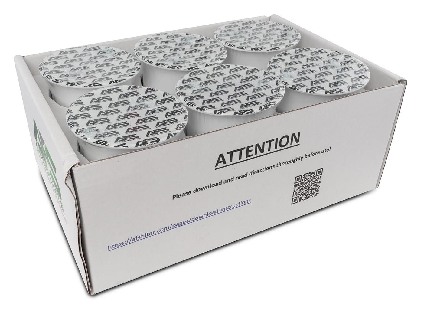 AFS Media 4-inch / 6 Pack BVV AFS Economy CRC Botanical Extraction Filter