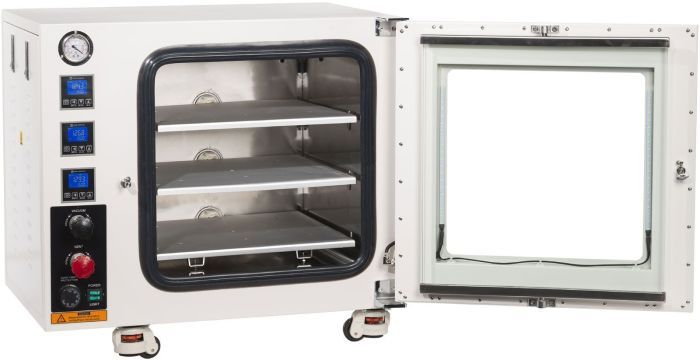 3.2 CF Vacuum Oven 250C UL Certified 316L SST Optional with 3 Heating Shelves