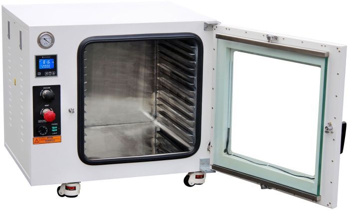 316L SST Grade Chamber 250C UL 14 Shelf Max 5 Cu Ft 5 Sided Heating Vacuum Oven