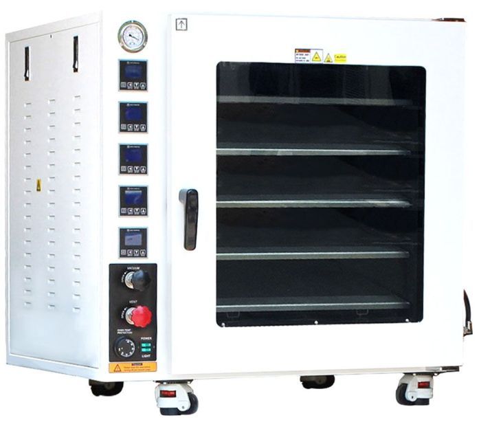 316L SST 250C UL Certified 7.5 CF Vacuum Oven with 5 Heating Shelves
