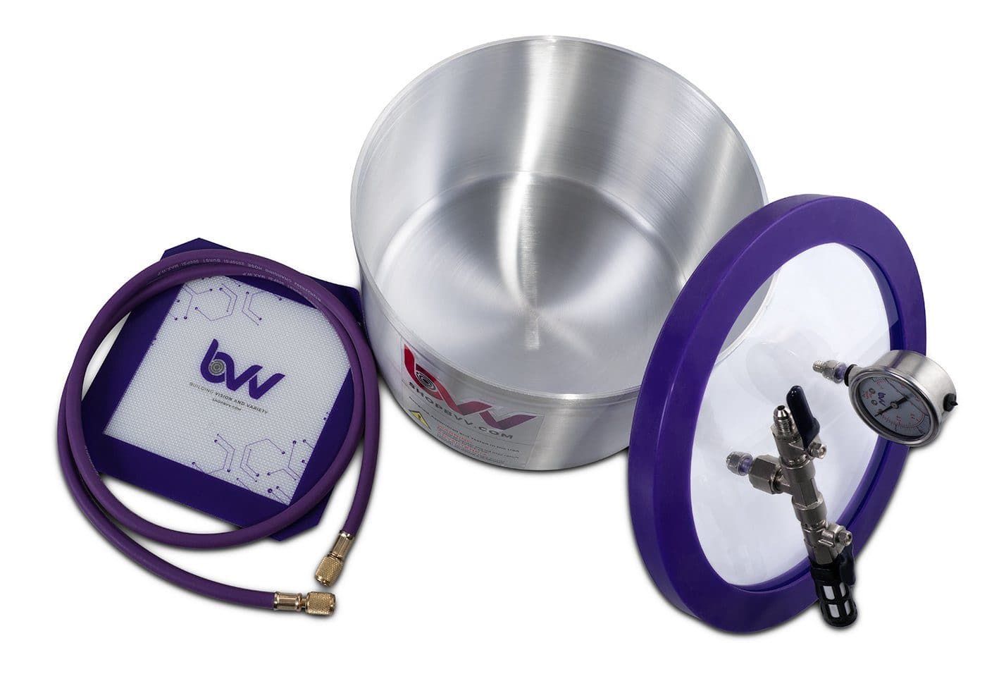 Best Value Vacs Aluminum Vacuum Chambers BVV Best Value Vacs 2 Gallon Aluminum Vacuum Chamber