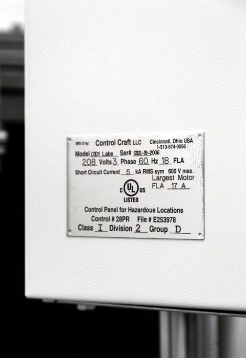 C1D1 Labs C1D2 Certified 30 Gallon Centrifuge System