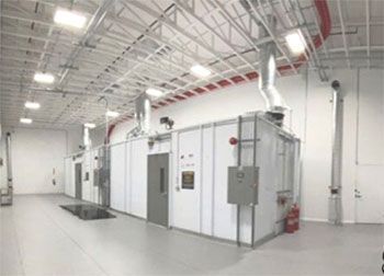 C1D1 Labs Modular Fire Rated Extraction Booths