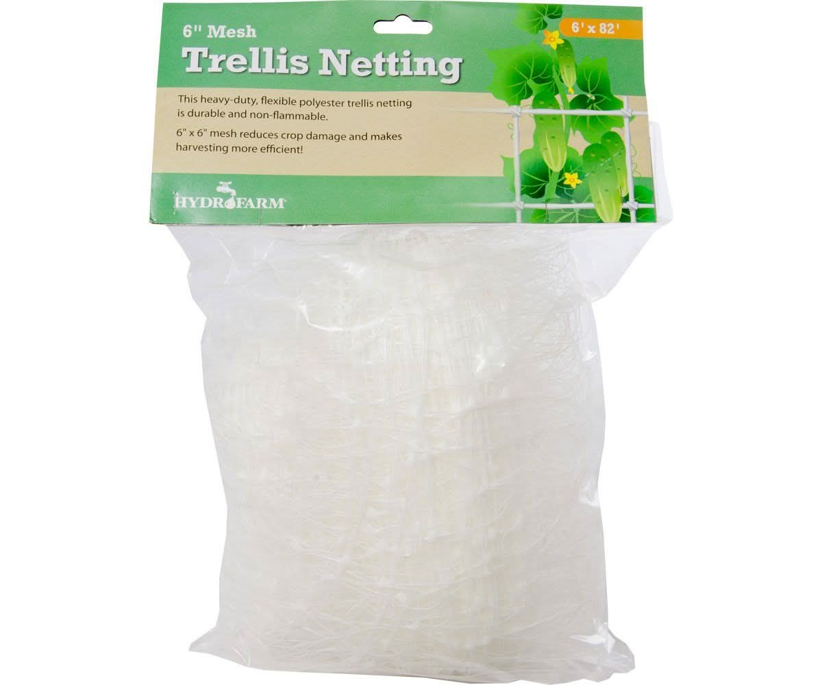 Hydrofarm Trellis Netting 6" Mesh, non-woven, 6' x 82'