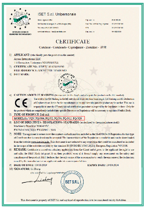 Desktop High Energy Vibratory Ball Mill with One 80ml St St Jar